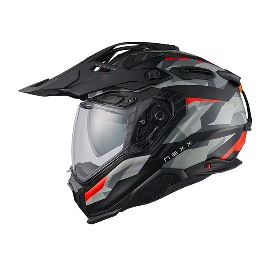 Capacete NEXX X.WED3 TRAILMANIA GREY.RED MT