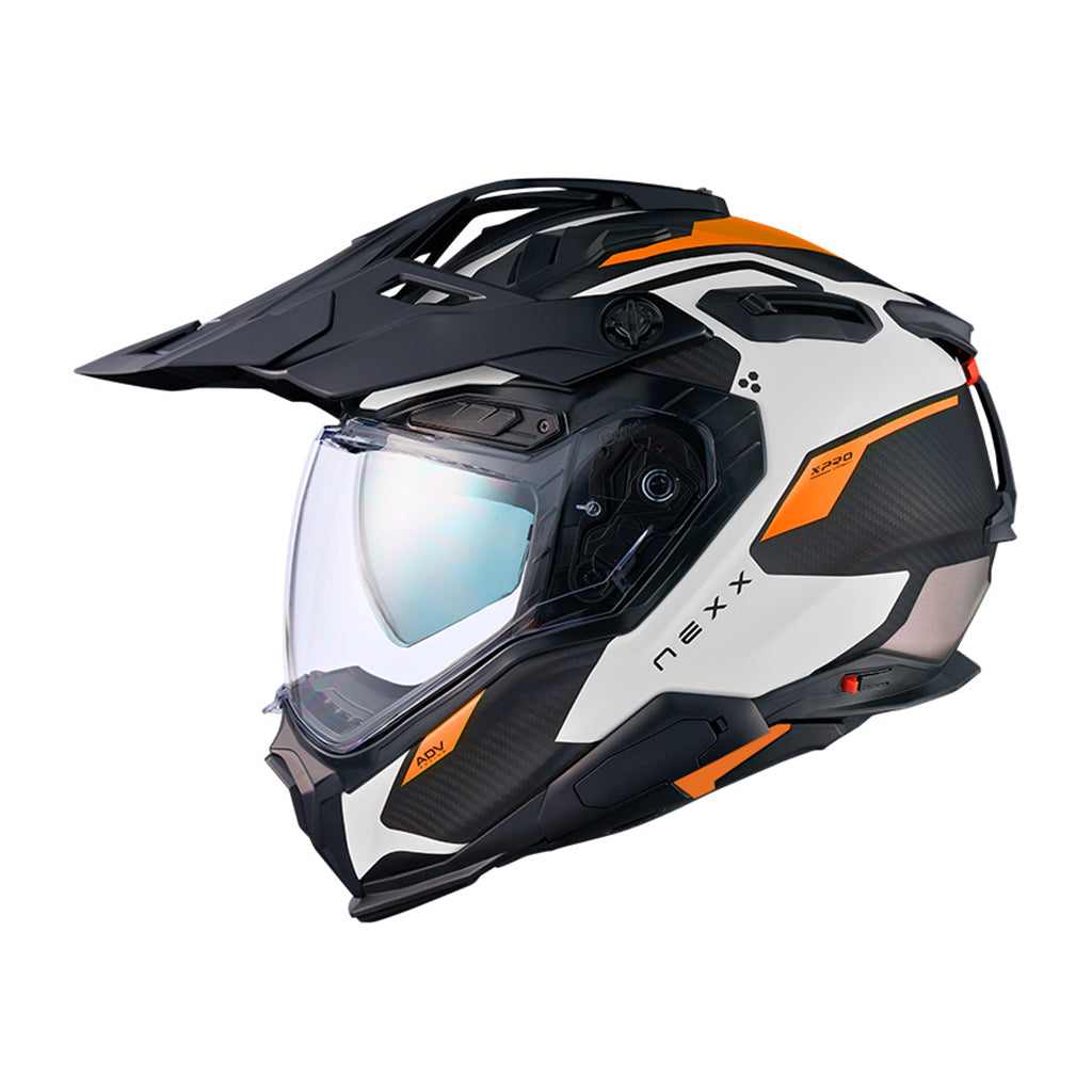 Capacete NEXX X.WED3 KEYO WHITE.ORANGE MT