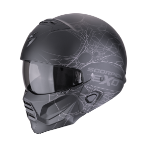 EXO-COMBAT II SPIDERWEB Matt Black-Silver