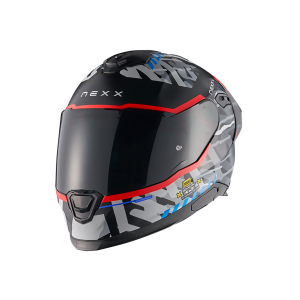 Capacete NEXX Y.100R URBANGRAM BLACK.RED MT