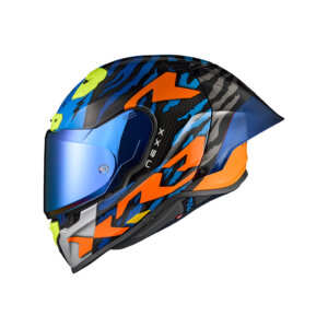 Capacete NEXX X.R3R ZIGER ORANGE.BLUE